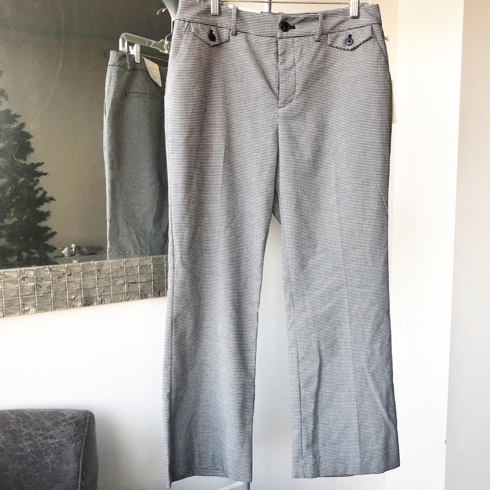 Plaid Kick Flare Pants